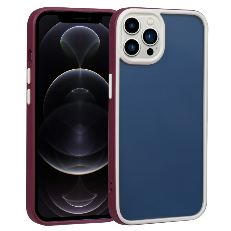 For iPhone 12 Pro Two-color Shield TPU + PC Phone Case