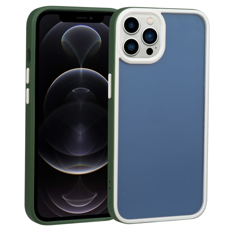 For iPhone 12 Pro Two-color Shield TPU + PC Phone Case