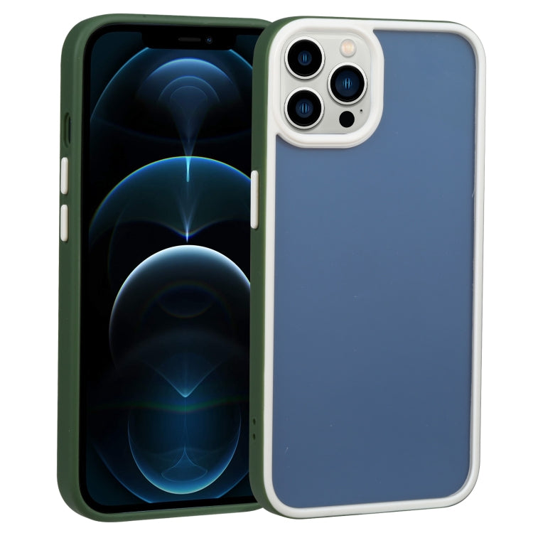 For iPhone 12 Pro Max Two-color Shield TPU + PC Phone Case