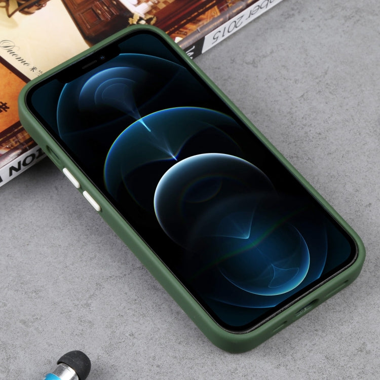 For iPhone 12 Pro Max Two-color Shield TPU + PC Phone Case