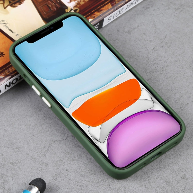 For iPhone 11 Two-color Shield TPU + PC Phone Case