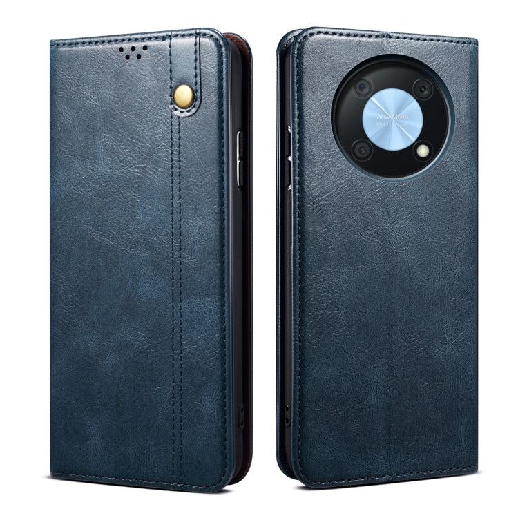 For Huawei nova Y90 4G/Enjoy 50 Pro Oil Wax Crazy Horse Texture Leather Phone Case