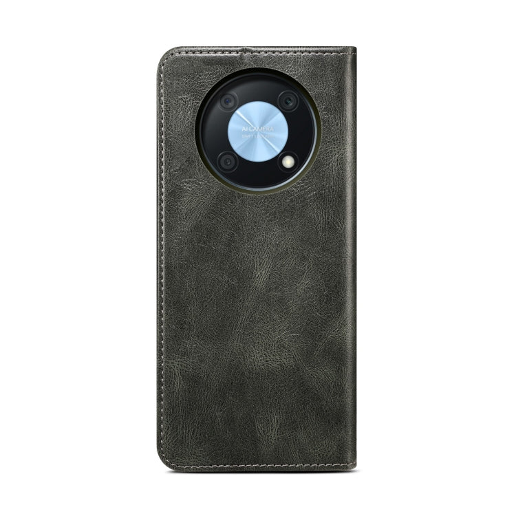 For Huawei nova Y90 4G/Enjoy 50 Pro Oil Wax Crazy Horse Texture Leather Phone Case