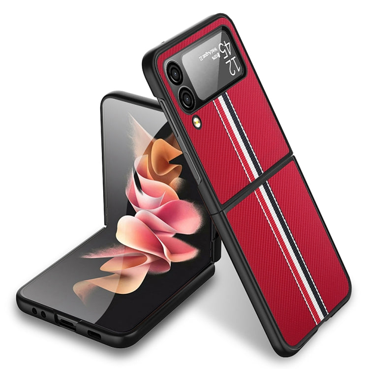 For Samsung Galaxy Z Flip4 Twill PC+ TPU Shockproof Phone Case