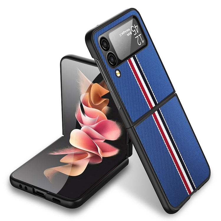 For Samsung Galaxy Z Flip4 Twill PC+ TPU Shockproof Phone Case