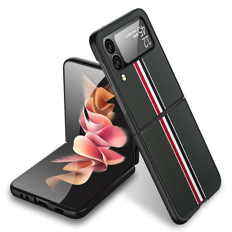 For Samsung Galaxy Z Flip4 Twill PC+ TPU Shockproof Phone Case
