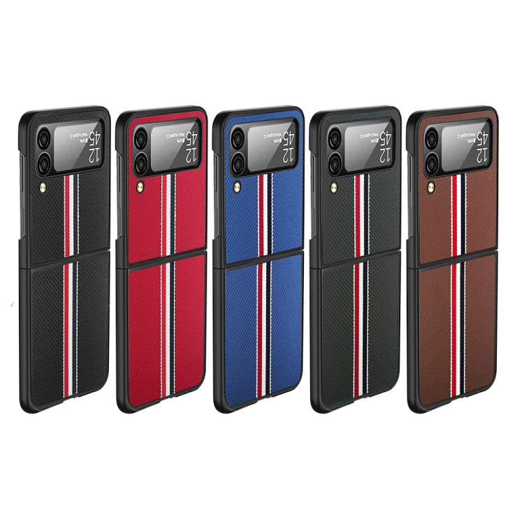 For Samsung Galaxy Z Flip4 Twill PC+ TPU Shockproof Phone Case