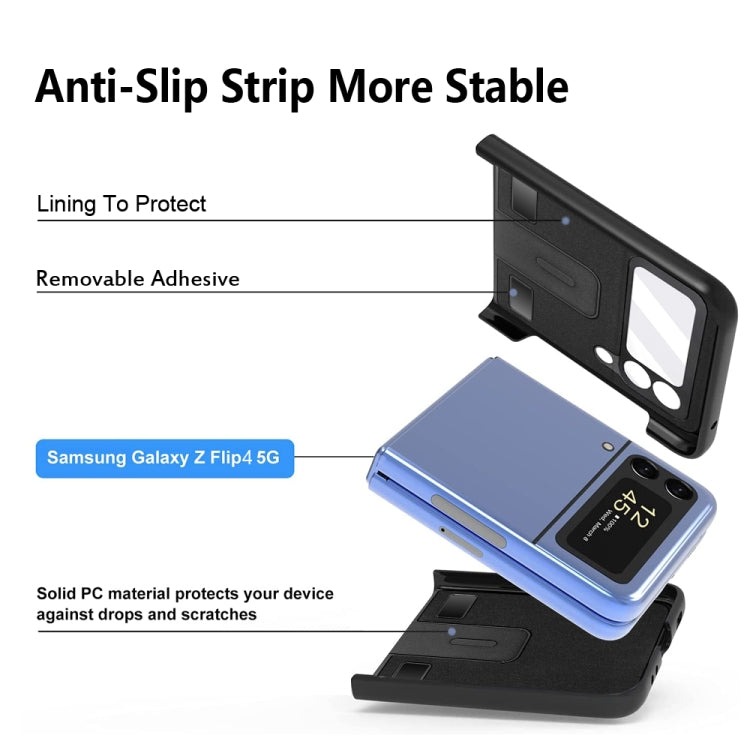 For Samsung Galaxy Z Flip4 Twill PC+ TPU Shockproof Phone Case