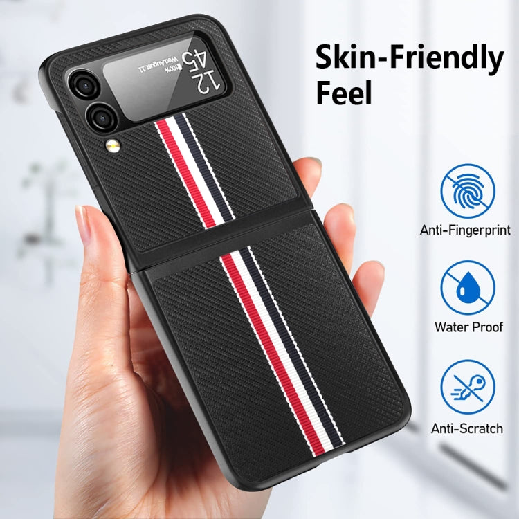 For Samsung Galaxy Z Flip4 Twill PC+ TPU Shockproof Phone Case