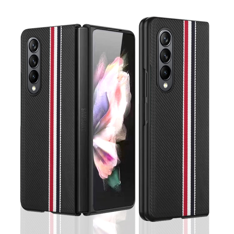 For Samsung Galaxy Z Fold4 Twill PC+ TPU Shockproof Phone Case