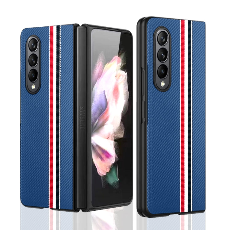 For Samsung Galaxy Z Fold4 Twill PC+ TPU Shockproof Phone Case