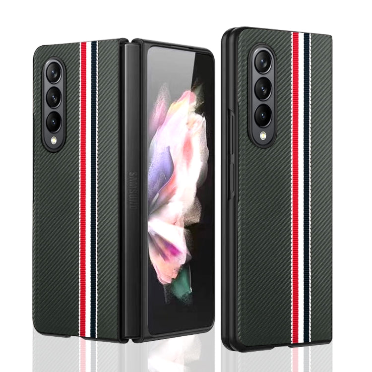 For Samsung Galaxy Z Fold4 Twill PC+ TPU Shockproof Phone Case