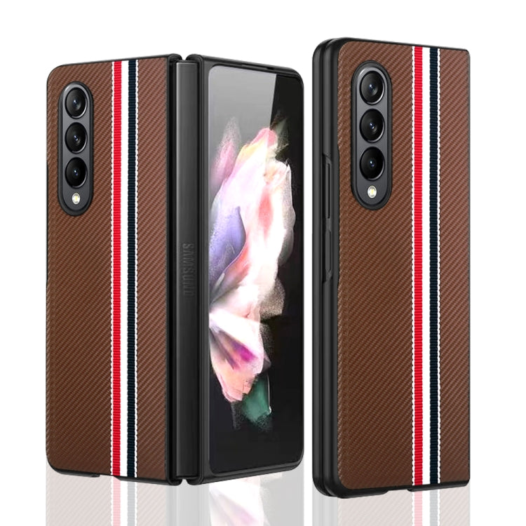 For Samsung Galaxy Z Fold4 Twill PC+ TPU Shockproof Phone Case