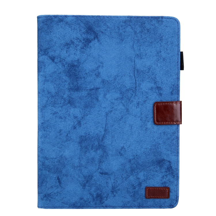 For iPad Pro 11 (2020) & (2018) Marble Style Cloth Texture Tablet PC Protective Leather Case with Bracket & Card Slot & Photo Holder
