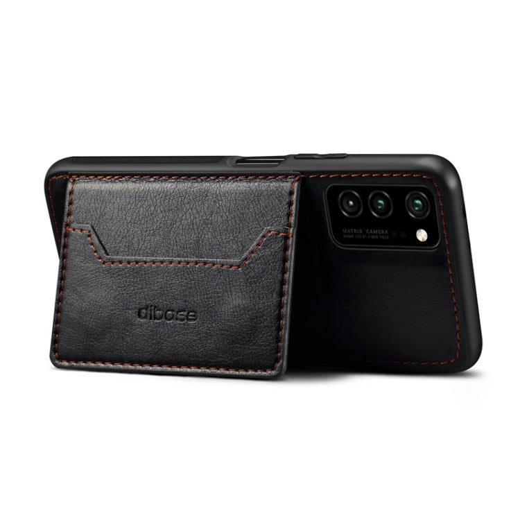 For Galaxy A51 Dibase 2 in 1 Crazy Horse Texture PU Leather Case with Holder & Card Slot