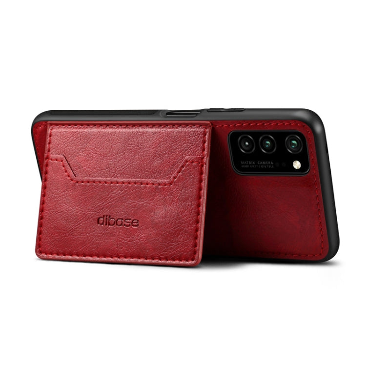 For Galaxy A71 Dibase 2 in 1 Crazy Horse Texture PU Leather Case with Holder & Card Slot