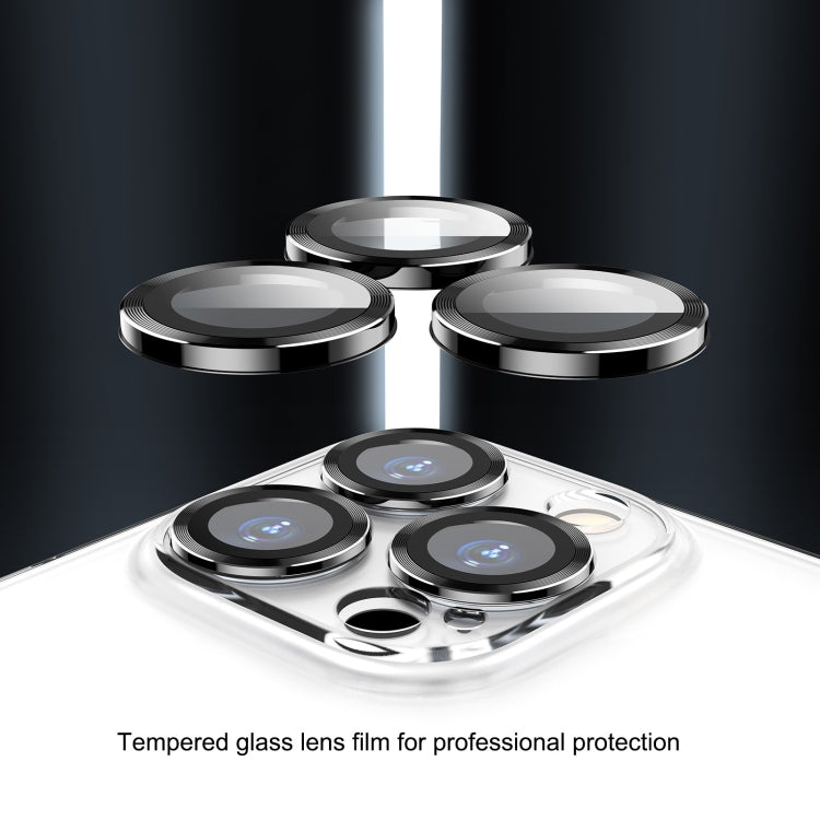 For iPhone 14 Pro Max Glass Lens Film Clear PC Phone Case