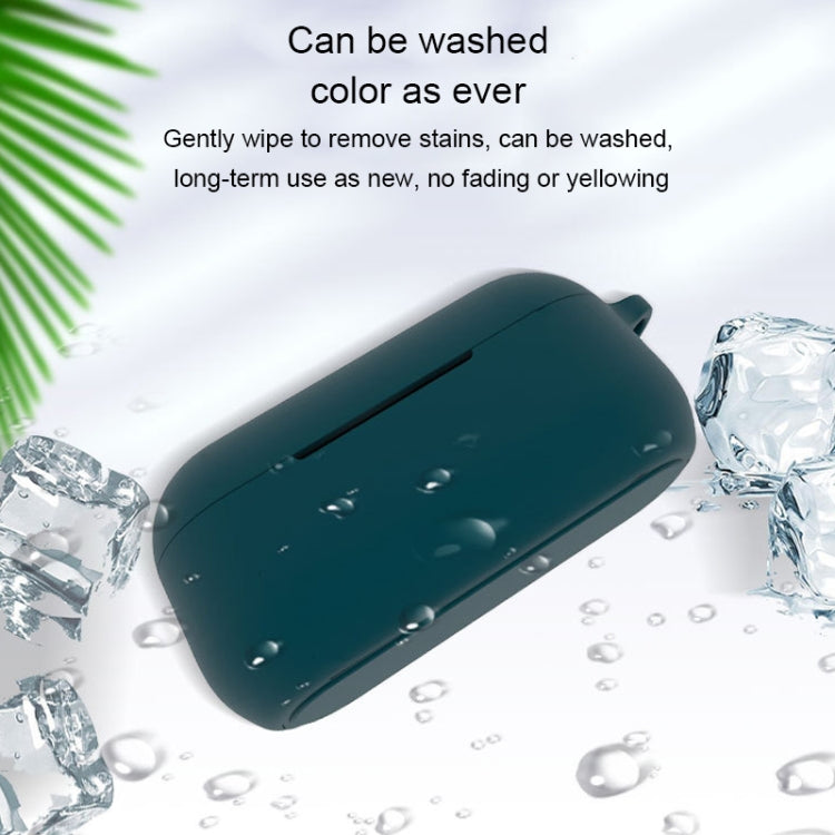For 1MORE EHD9001TA Pure Color Bluetooth Earphone Silicone Protective Case