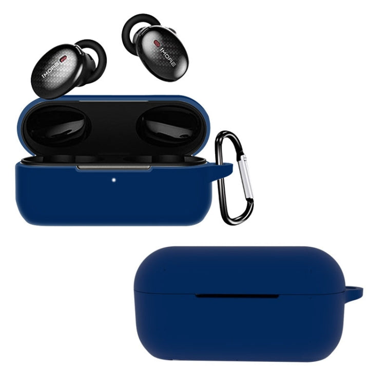 For 1MORE EHD9001TA Pure Color Bluetooth Earphone Silicone Protective Case