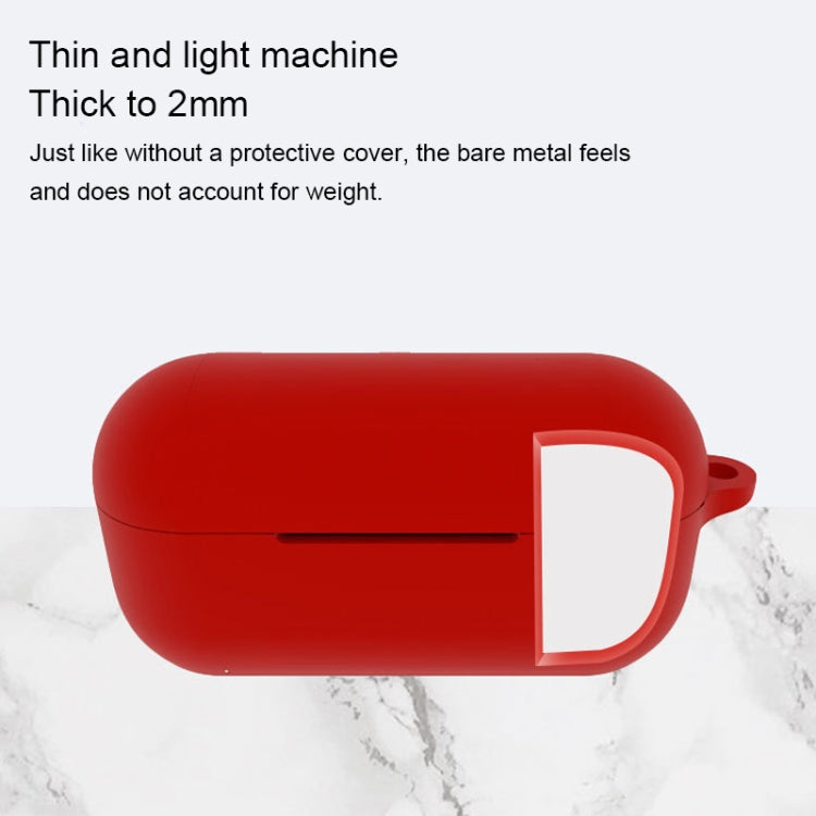For 1MORE EHD9001TA Pure Color Bluetooth Earphone Silicone Protective Case