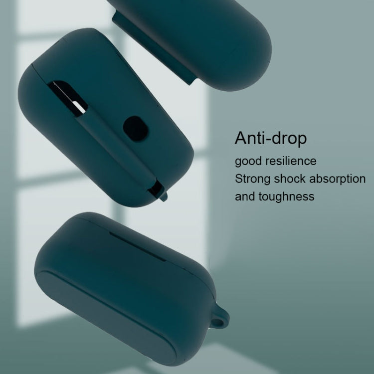 For 1MORE EHD9001TA Pure Color Bluetooth Earphone Silicone Protective Case