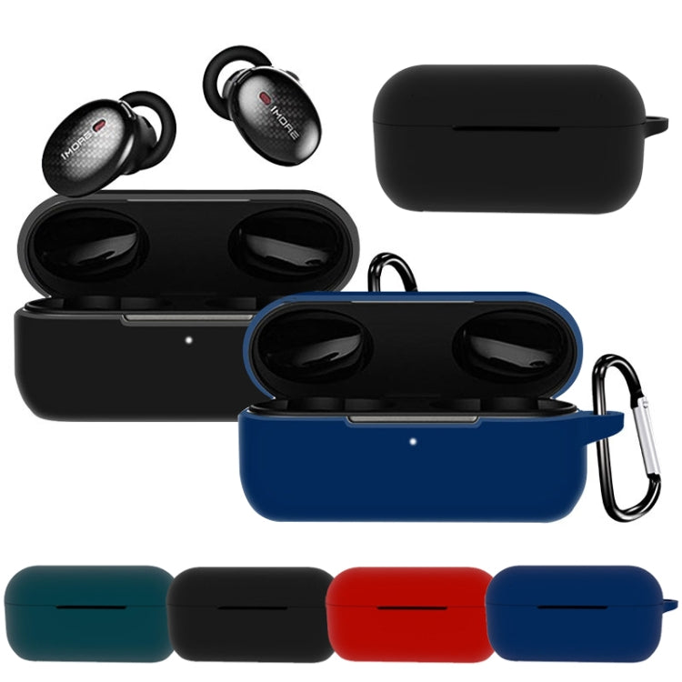 For 1MORE EHD9001TA Pure Color Bluetooth Earphone Silicone Protective Case
