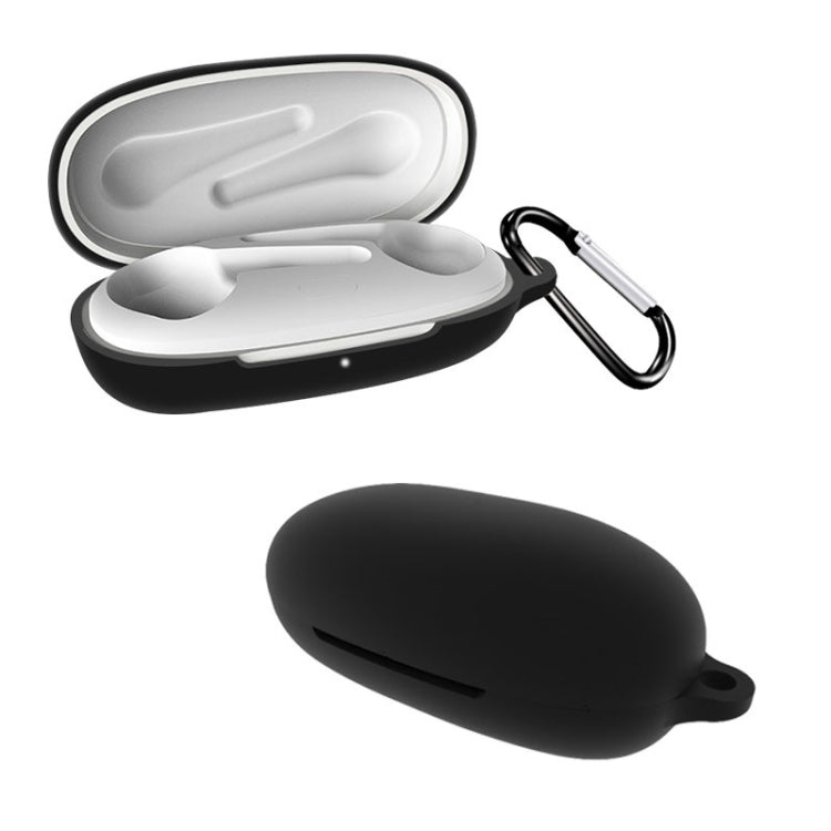 For 1MORE ComfoBuds Pro Pure Color Bluetooth Earphone Silicone Protective Case