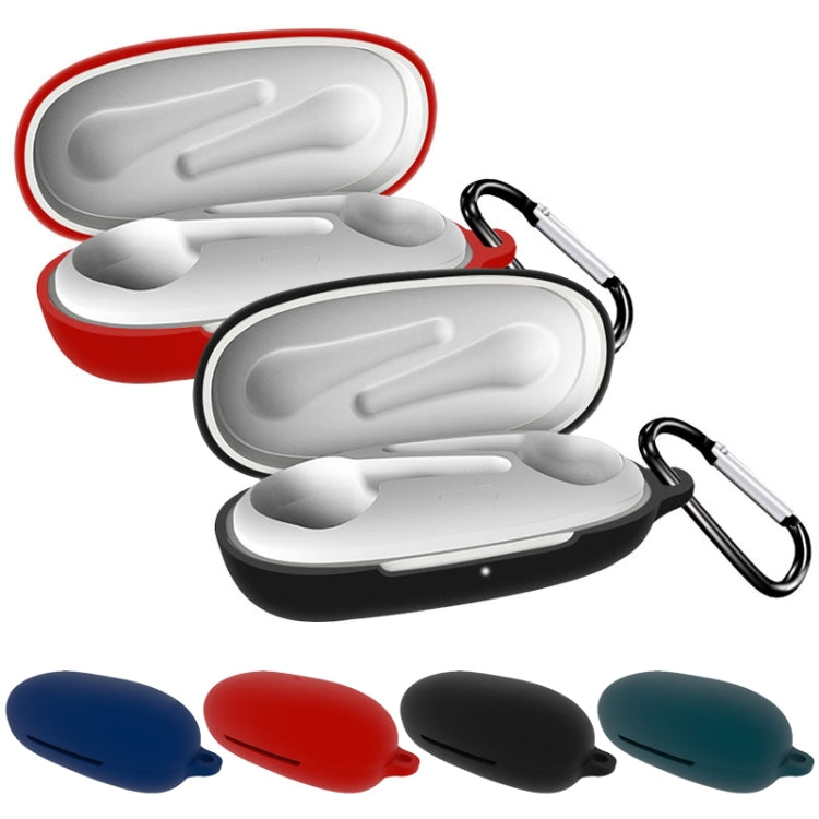 For 1MORE ComfoBuds Pro Pure Color Bluetooth Earphone Silicone Protective Case