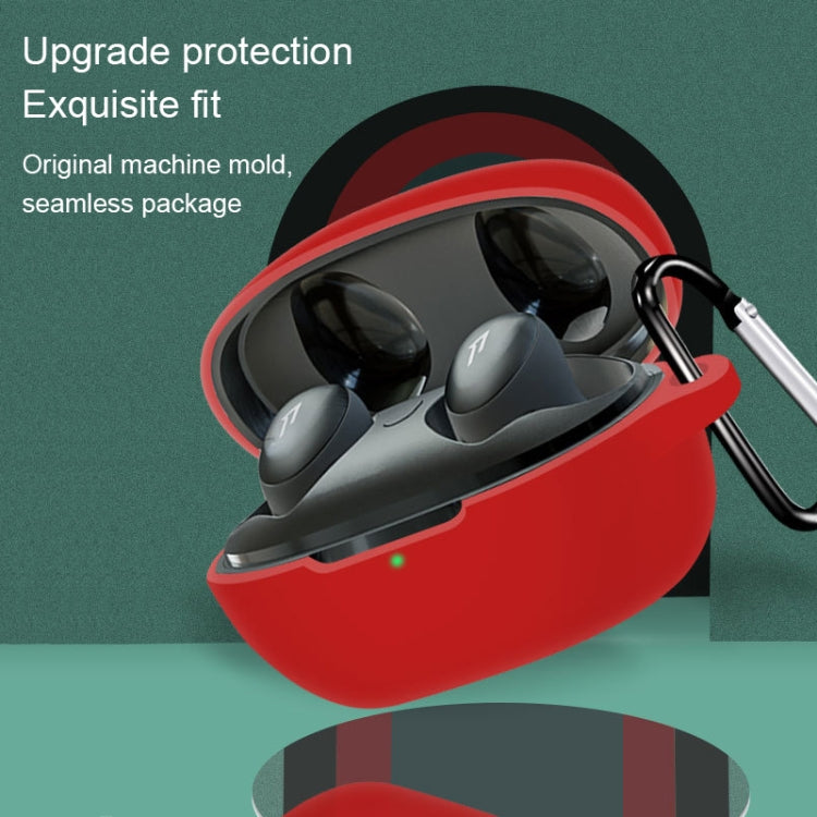 For 1MORE ESS6001T EH601 Pure Color Bluetooth Earphone Silicone Protective Case