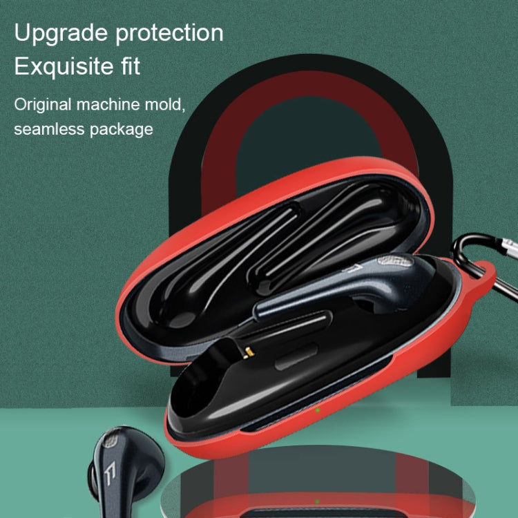 For 1MORE ESS3001T Pure Color Bluetooth Earphone Silicone Protective Case