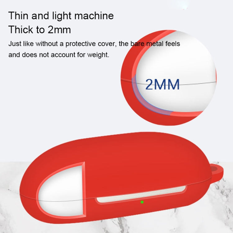 For 1MORE ESS3001T Pure Color Bluetooth Earphone Silicone Protective Case