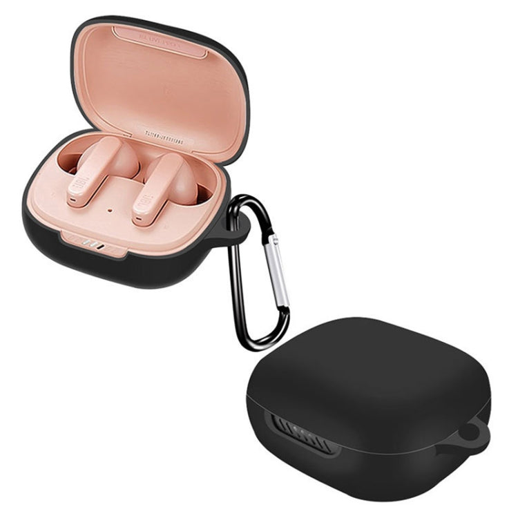 For JBL Live Pro+ Pure Color Bluetooth Earphone Silicone Protective Case