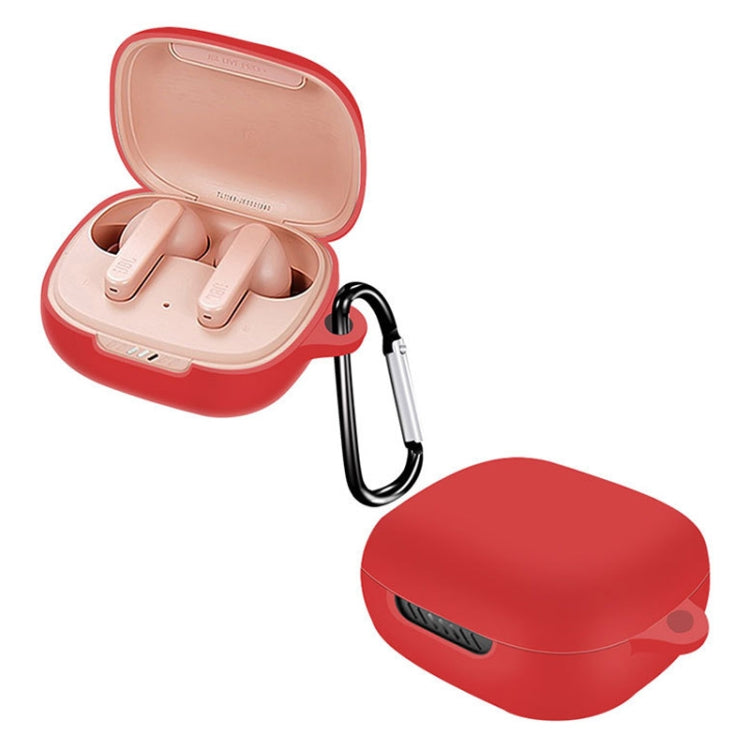 For JBL Live Pro+ Pure Color Bluetooth Earphone Silicone Protective Case