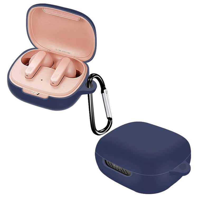 For JBL Live Pro+ Pure Color Bluetooth Earphone Silicone Protective Case