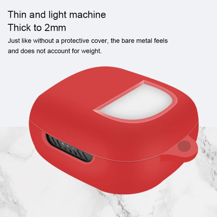 For JBL Live Pro+ Pure Color Bluetooth Earphone Silicone Protective Case