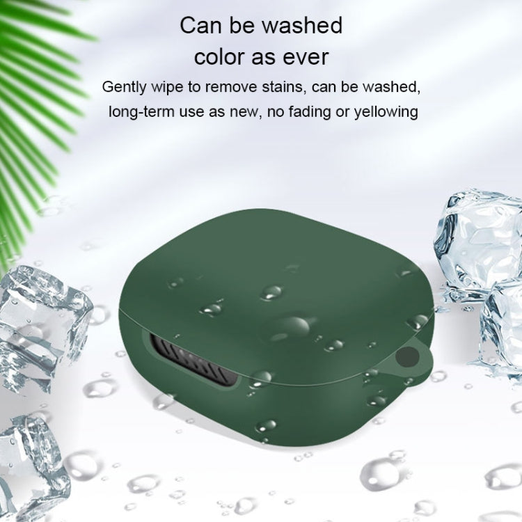 For JBL Live Pro+ Pure Color Bluetooth Earphone Silicone Protective Case