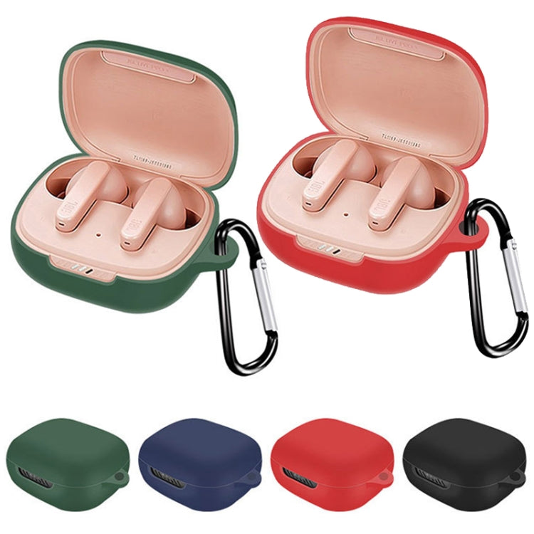 For JBL Live Pro+ Pure Color Bluetooth Earphone Silicone Protective Case