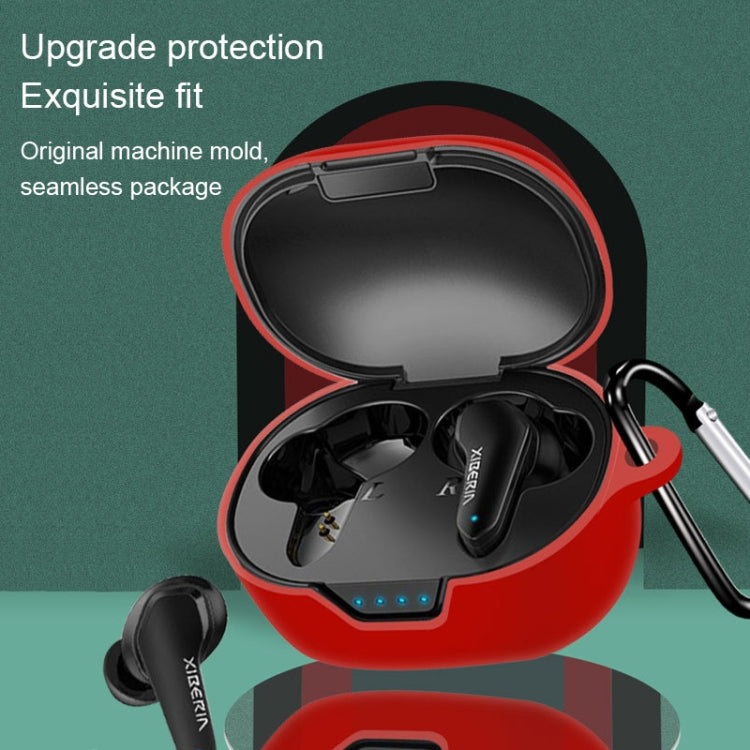 For XIBERIA TWS W3 Pure Color Bluetooth Earphone Silicone Protective Case