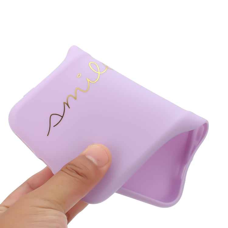 For iPhone 14 Plus Gilding Line TPU Phone Case with Strap