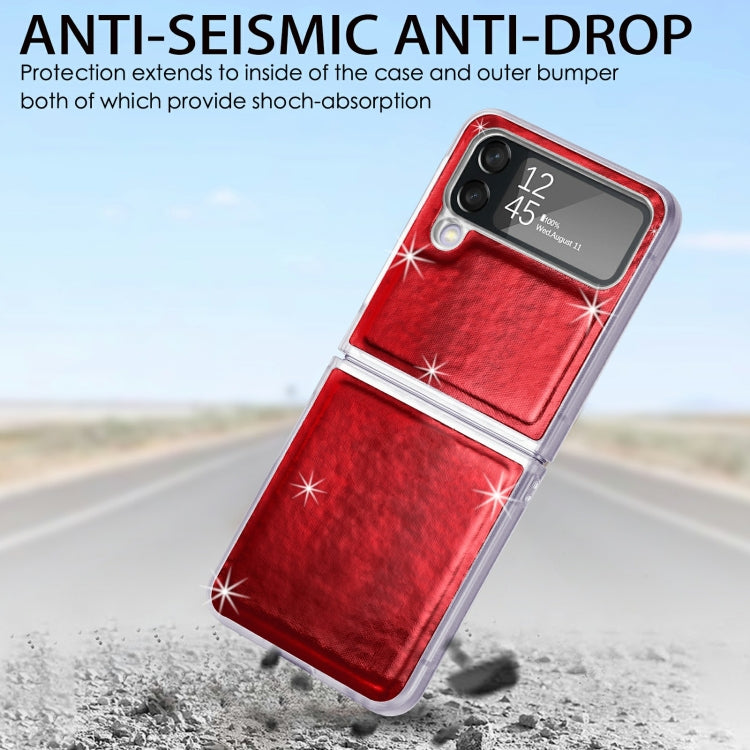 For Samsung Galaxy Z Flip4 Laser Skin PC Phone Case