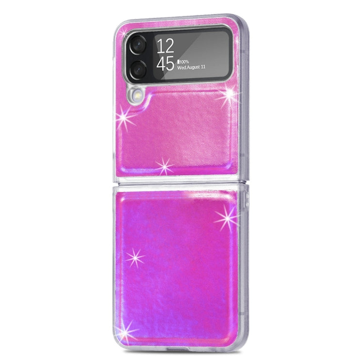 For Samsung Galaxy Z Flip4 Laser Skin PC Phone Case