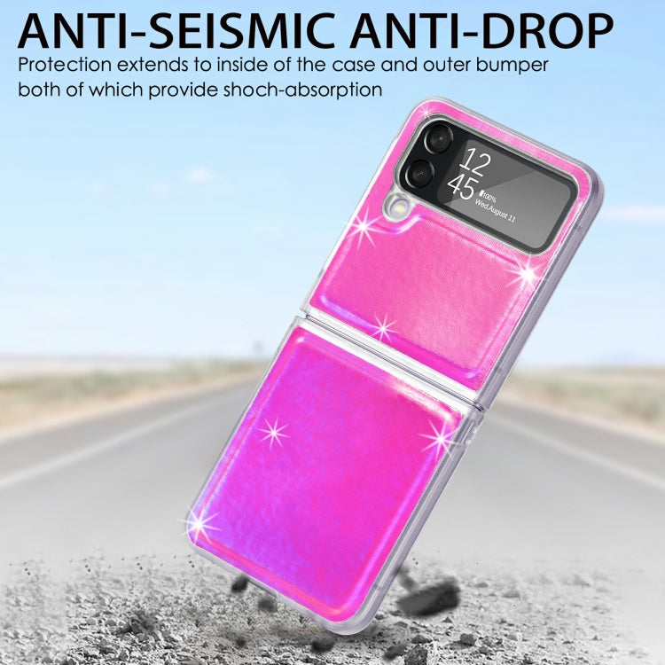 For Samsung Galaxy Z Flip4 Laser Skin PC Phone Case