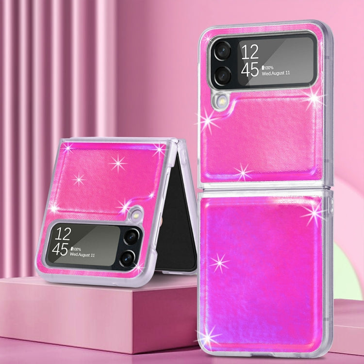 For Samsung Galaxy Z Flip4 Laser Skin PC Phone Case
