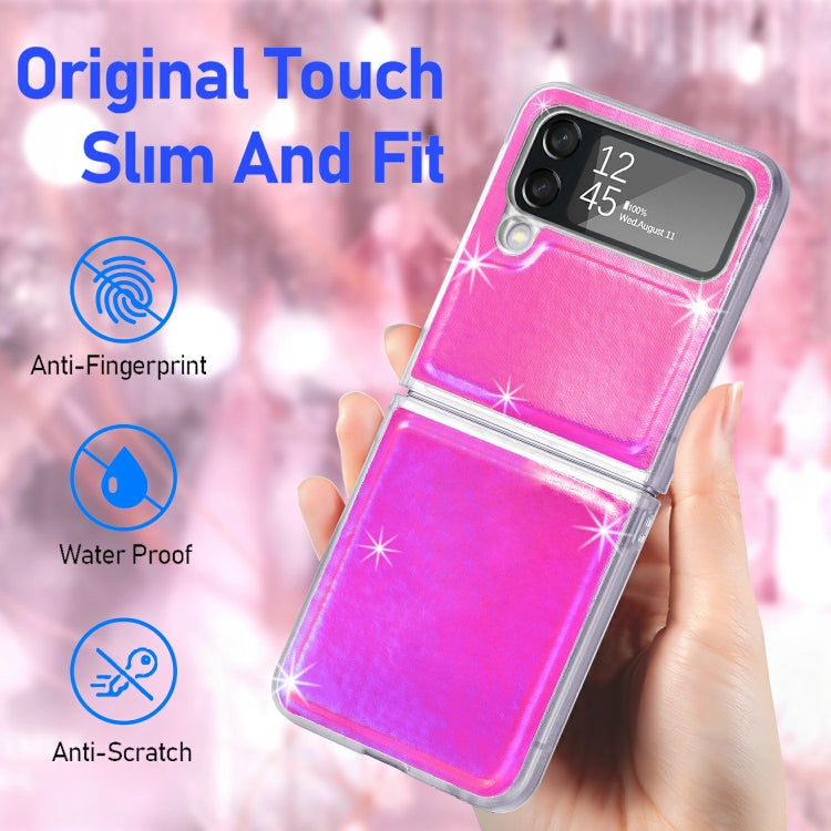 For Samsung Galaxy Z Flip4 Laser Skin PC Phone Case