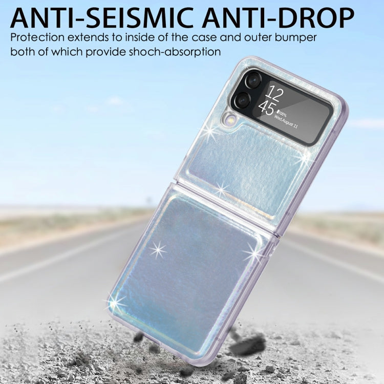 For Samsung Galaxy Z Flip4 Laser Skin PC Phone Case