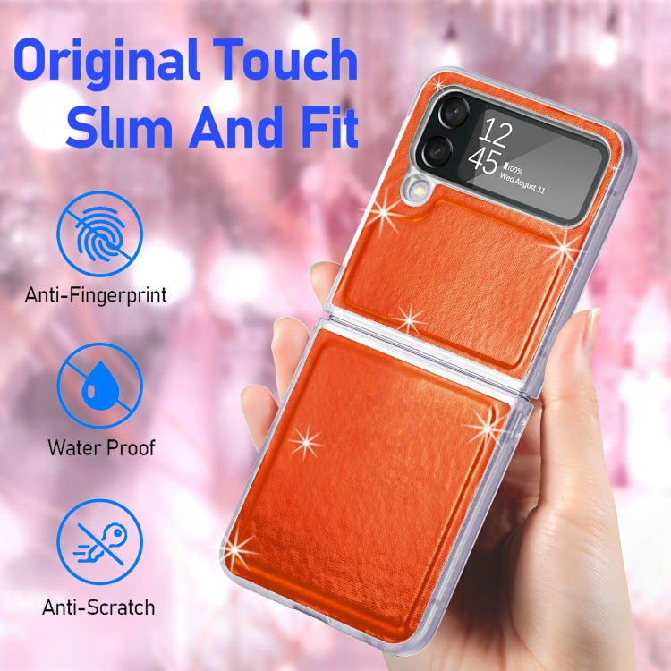 For Samsung Galaxy Z Flip4 Laser Skin PC Phone Case