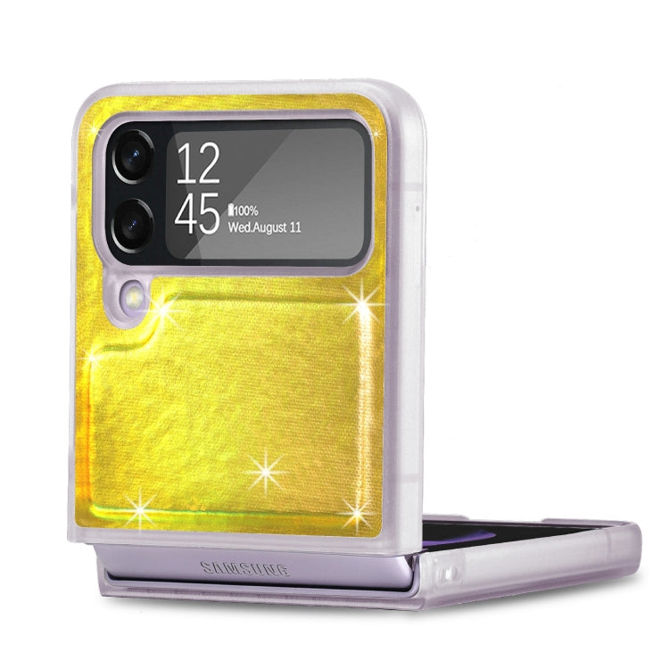 For Samsung Galaxy Z Flip4 Laser Skin PC Phone Case