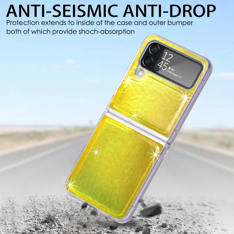 For Samsung Galaxy Z Flip4 Laser Skin PC Phone Case