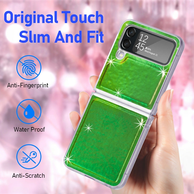 For Samsung Galaxy Z Flip4 Laser Skin PC Phone Case