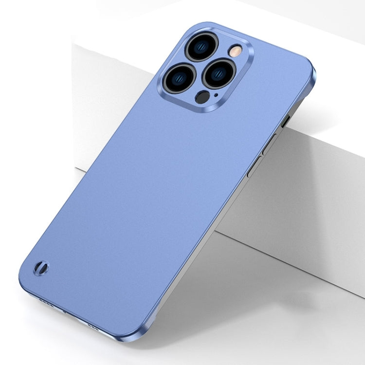 For iPhone 14 Plus Electroplating Frosted Frameless Phone Case